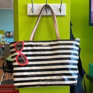 Kate Spade stripe tote bag